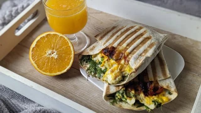 Tasche falten auf mexikanisch: Frühstücksburrito