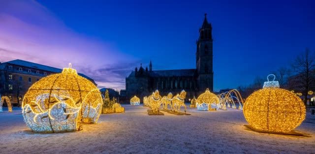 Magdeburg im Lichterglanz