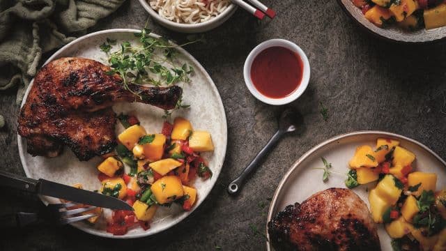 Genuss aus Europa – die französische Barbarie-Ente Barbarie-Entenkeulen mit Mango-Salsa Aromatisch, anders, einfach gut
